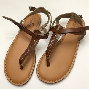 Brown Aeropostale Sandals